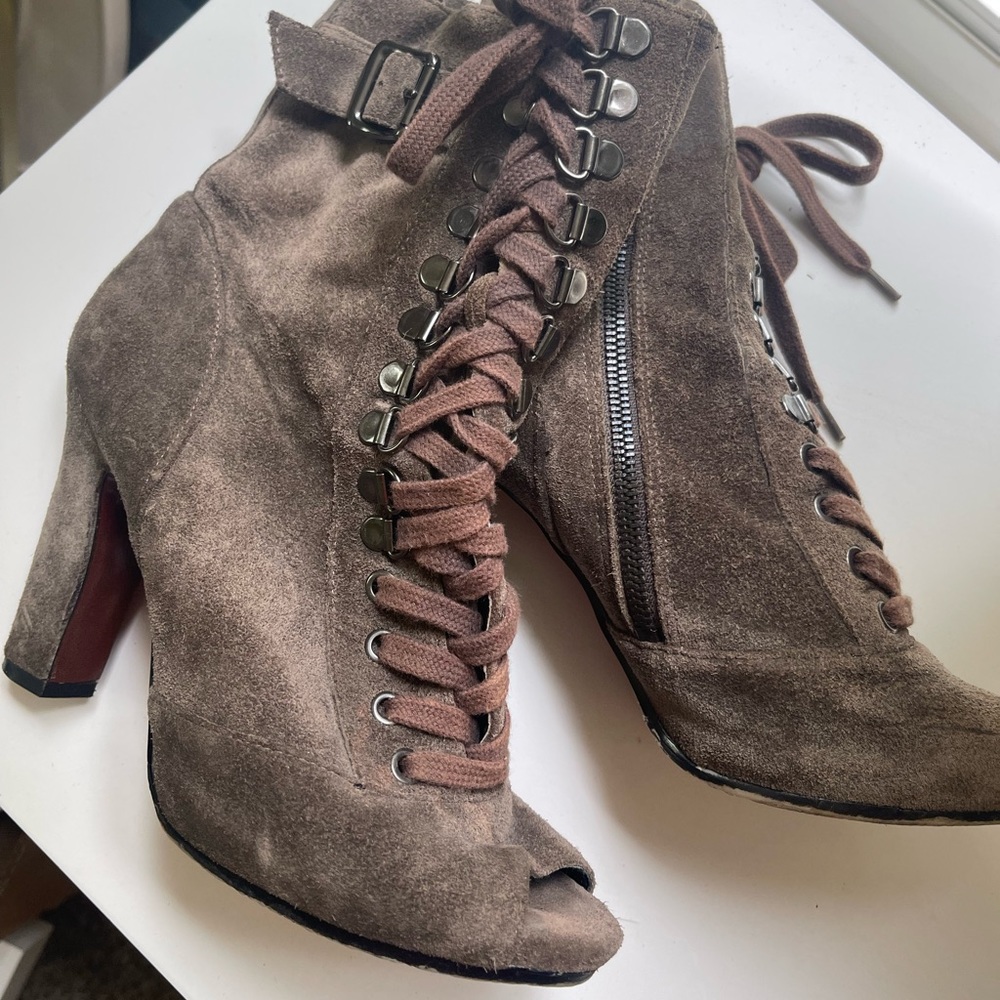 Suede Sam Edelman Heeled Booties